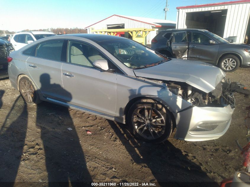 2015 HYUNDAI SONATA 2.0T SPORT - 5NPE34AB3FH047393