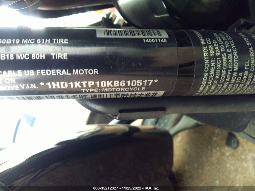 2019 HARLEY-DAVIDSON FLTRXS 1HD1KTP10KB610517