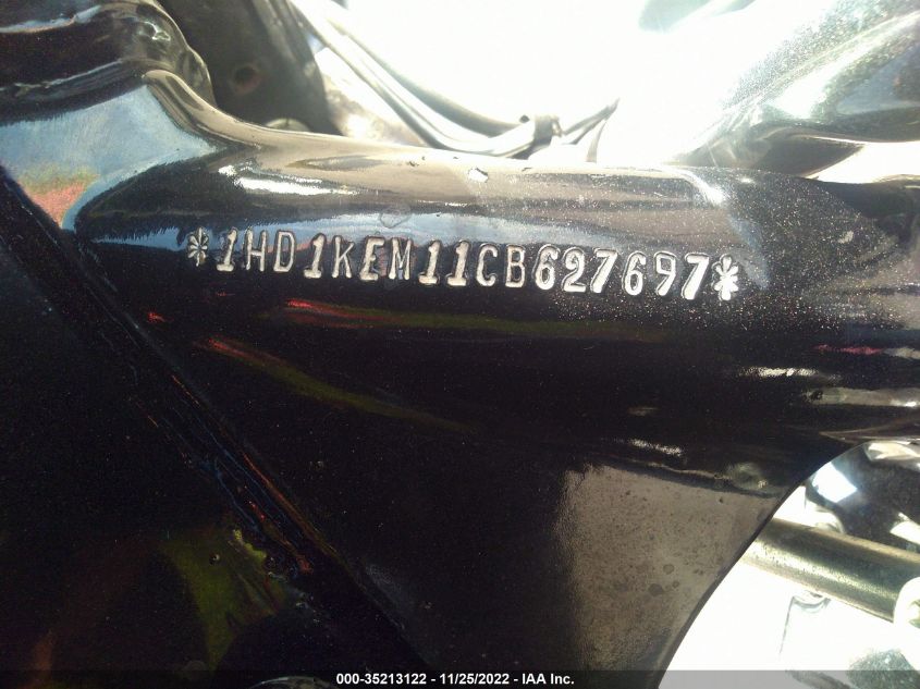2012 HARLEY-DAVIDSON FLHTK ELECTRA GLIDE ULTRA LTD 1HD1KEM11CB627697