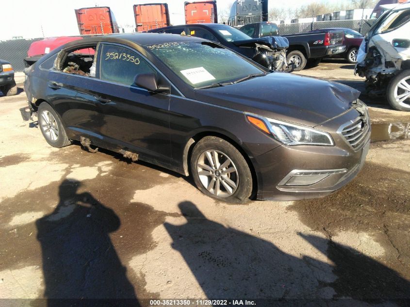 2015 HYUNDAI SONATA 2.4L SE - 5NPE24AF0FH176021