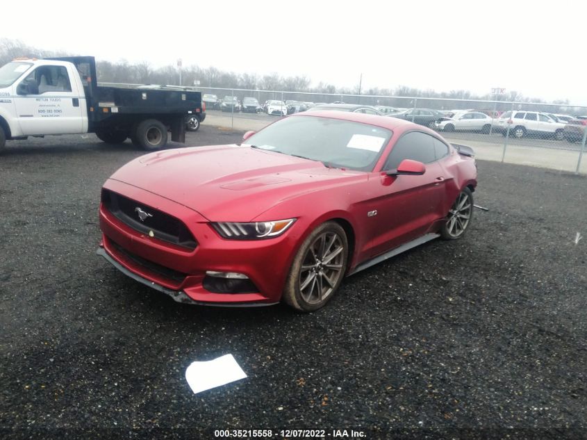 VIN 1FA6P8CF0H5276364 2017 FORD MUSTANG no.2