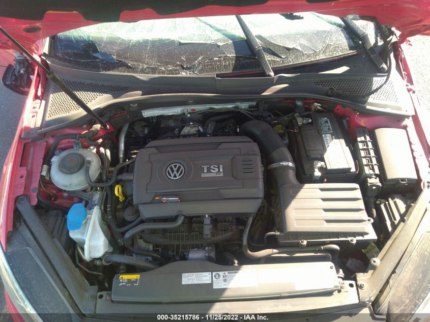 2019 VOLKSWAGEN GOLF R WVWVA7AU6KW174619