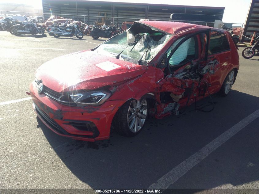2019 VOLKSWAGEN GOLF R WVWVA7AU6KW174619