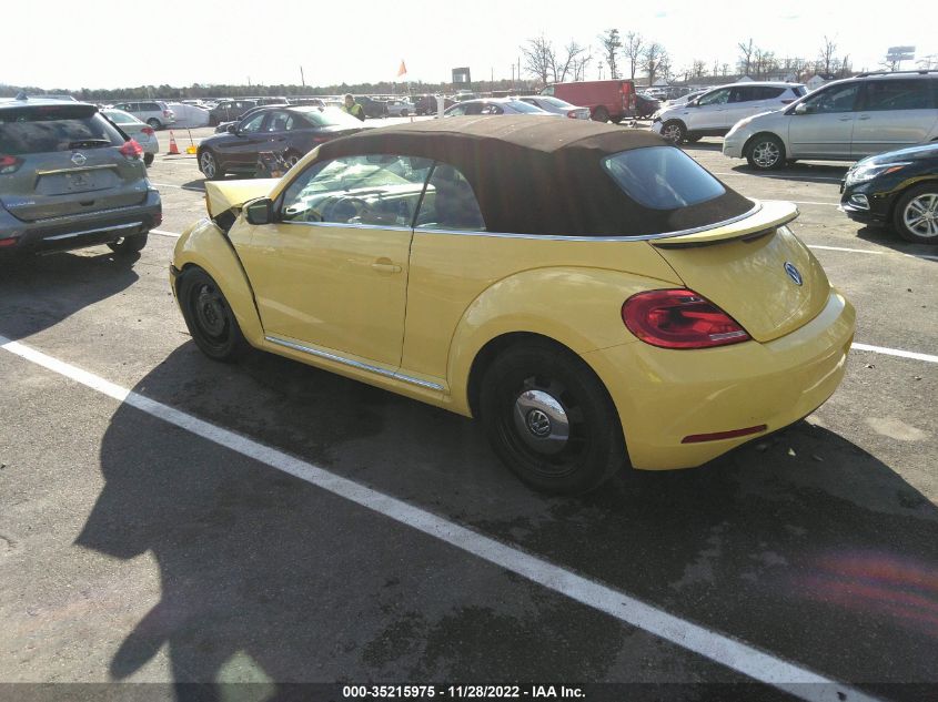 2015 VOLKSWAGEN BEETLE CONVERTIBLE 1.8T 3VW517AT4FM812425