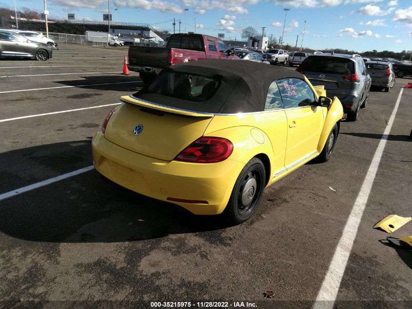 2015 VOLKSWAGEN BEETLE CONVERTIBLE 1.8T 3VW517AT4FM812425