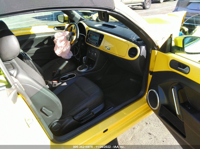 2015 VOLKSWAGEN BEETLE CONVERTIBLE 1.8T 3VW517AT4FM812425