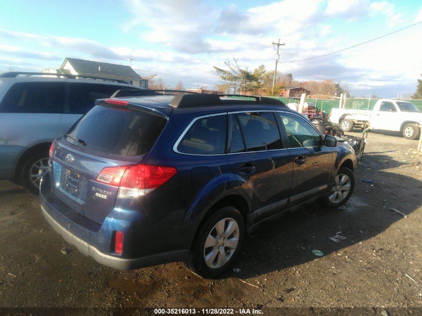 4S4BRBCC1B3311465 2011 SUBARU OUTBACK photo 4