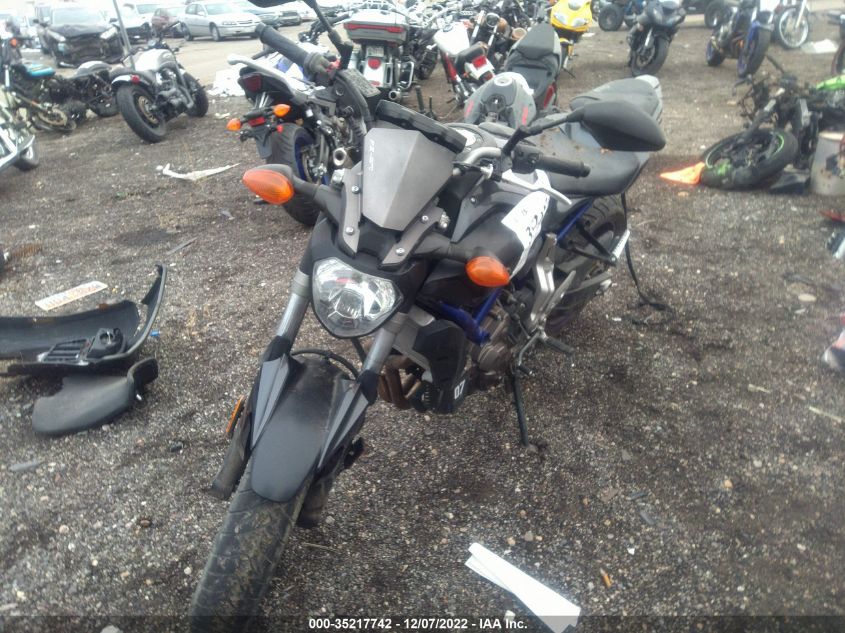 2015 YAMAHA FZ07 JYARM06EXFA004084