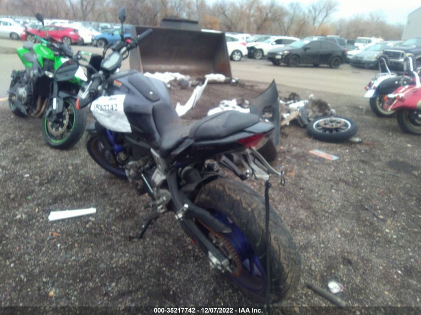 2015 YAMAHA FZ07 JYARM06EXFA004084