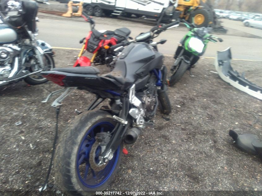 2015 YAMAHA FZ07 JYARM06EXFA004084