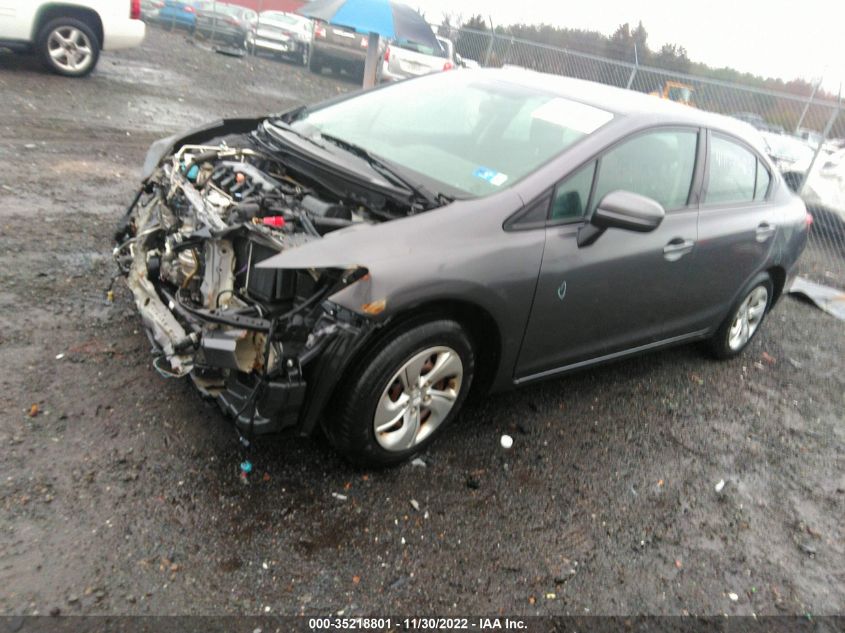 2014 HONDA CIVIC SEDAN LX 2HGFB2F55EH524137