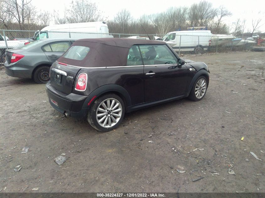 2013 MINI COOPER CONVERTIBLE - WMWZN3C5XDT568596
