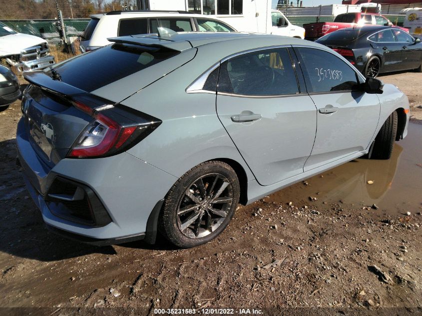 2021 HONDA CIVIC HATCHBACK EX SHHFK7H69MU227750