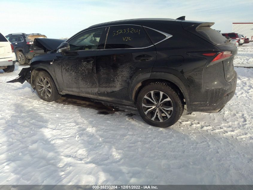 2015 LEXUS NX 200T JTJBARBZ1F2014635