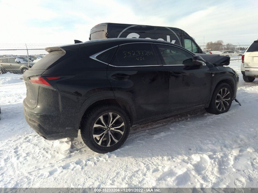 2015 LEXUS NX 200T JTJBARBZ1F2014635