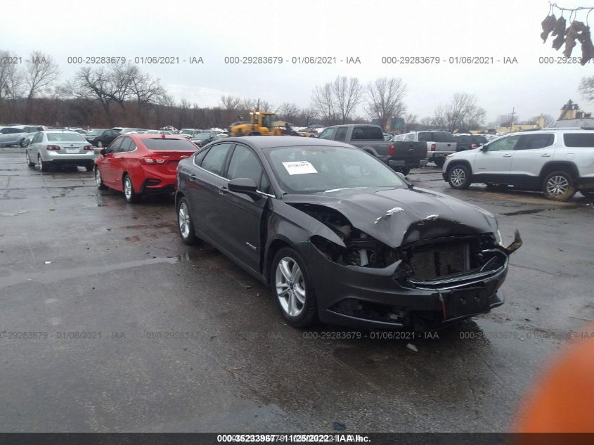 2018 FORD FUSION HYBRID SE 3FA6P0LU5JR167028