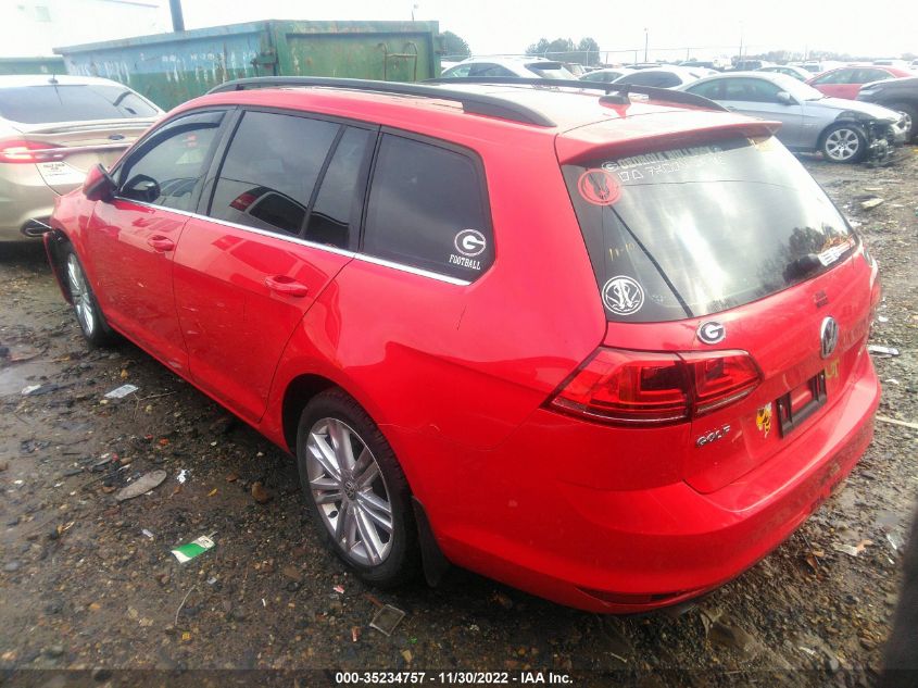 2015 VOLKSWAGEN GOLF SPORTWAGEN TDI SE 3VWFA7AU6FM513676
