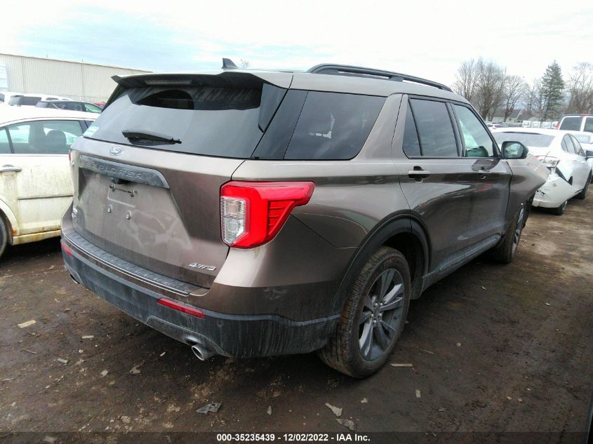 VIN 1FMSK8DH2MGA29784 2021 FORD EXPLORER XLT