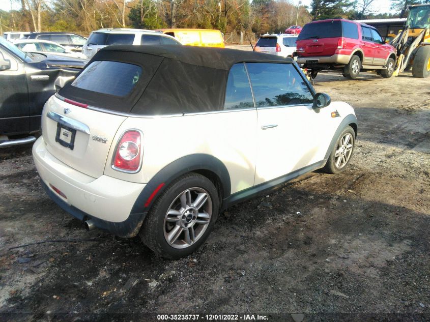 2014 MINI COOPER CONVERTIBLE WMWZN3C57ET861132