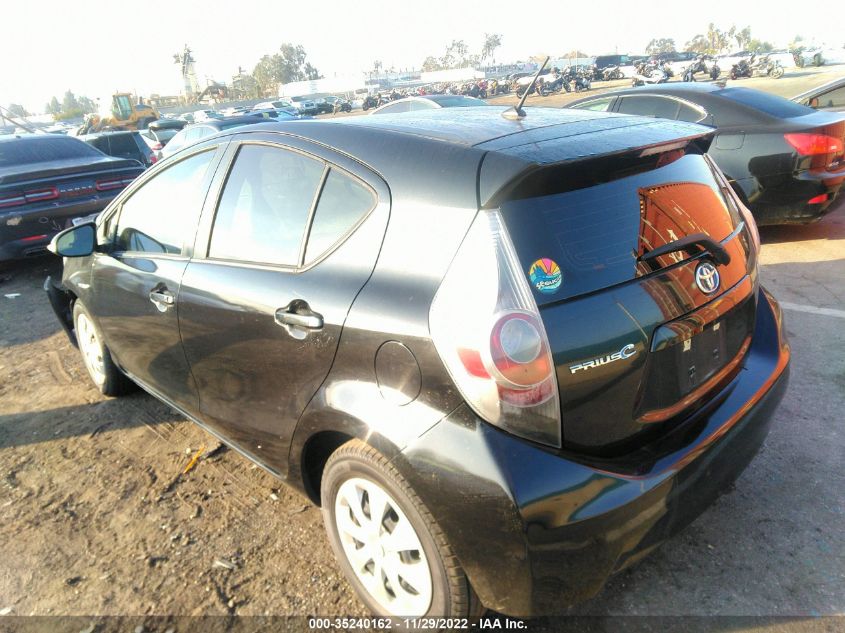 2014 TOYOTA PRIUS C ONE/THREE/TWO/FOUR JTDKDTB3XE1568585