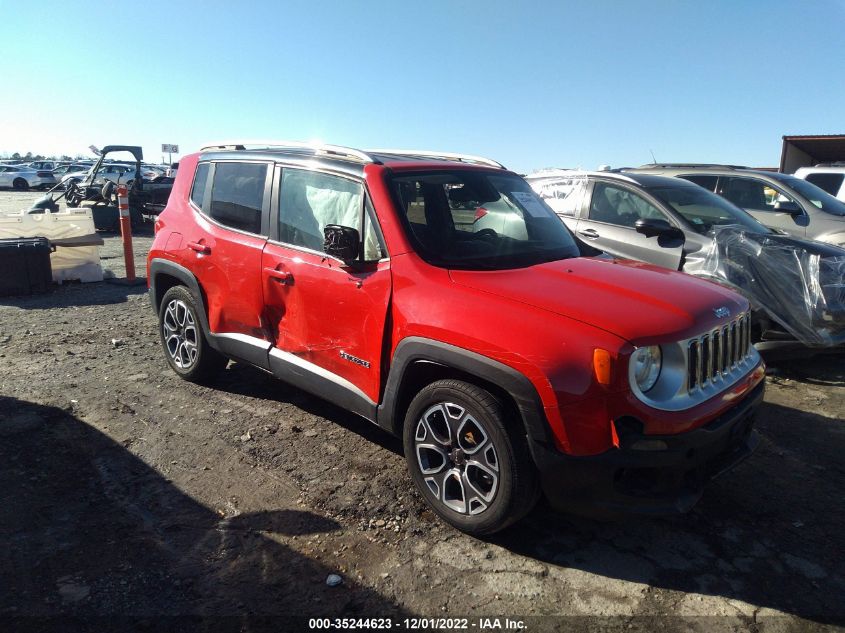 2015 JEEP RENEGADE LIMITED - ZACCJADTXFPC36985