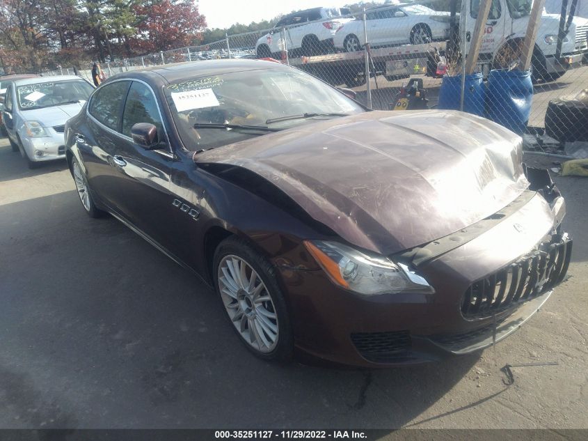 2014 MASERATI QUATTROPORTE S Q4 - ZAM56RRA1E1122058