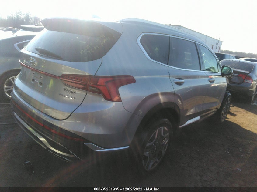 VIN 5NMS4DAL5NH417778 2022 HYUNDAI SANTA FE LIMITED