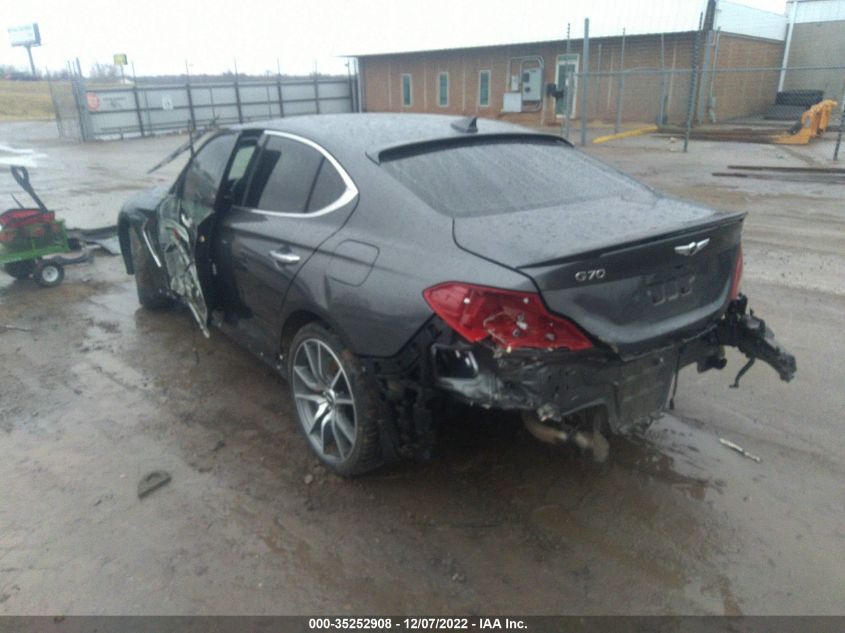 2019 GENESIS G70 3.3T ADVANCED KMTG54LE6KU034584