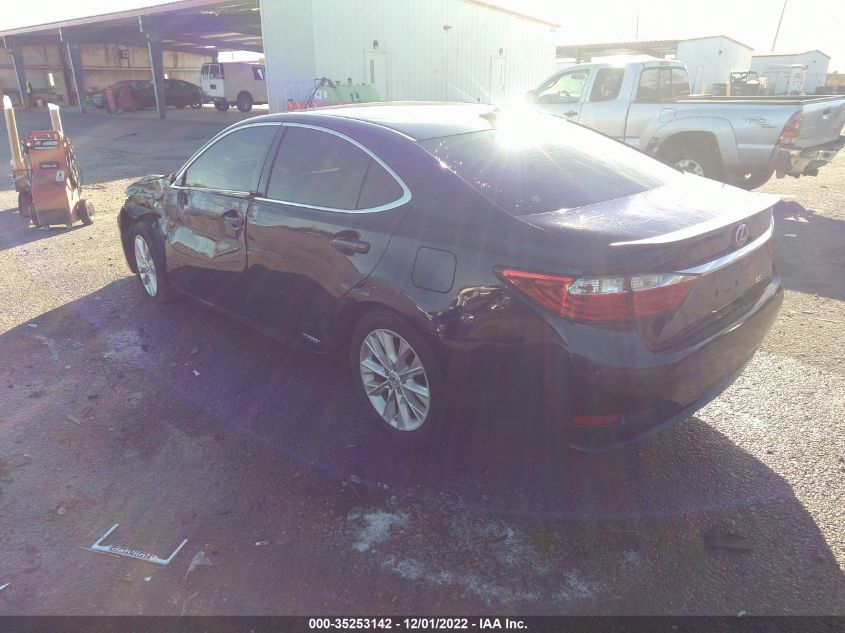 2014 LEXUS ES 300H HYBRID JTHBW1GG2E2047508