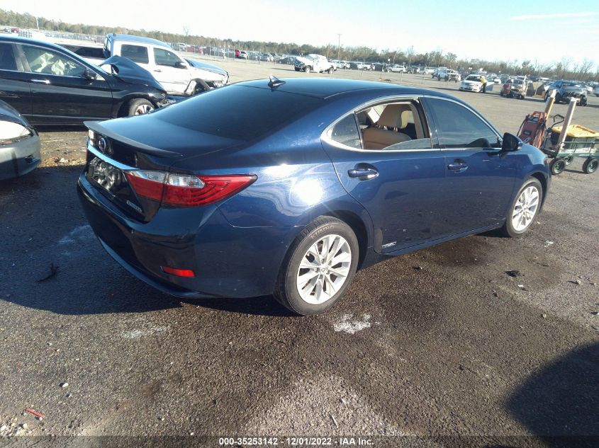 2014 LEXUS ES 300H HYBRID JTHBW1GG2E2047508