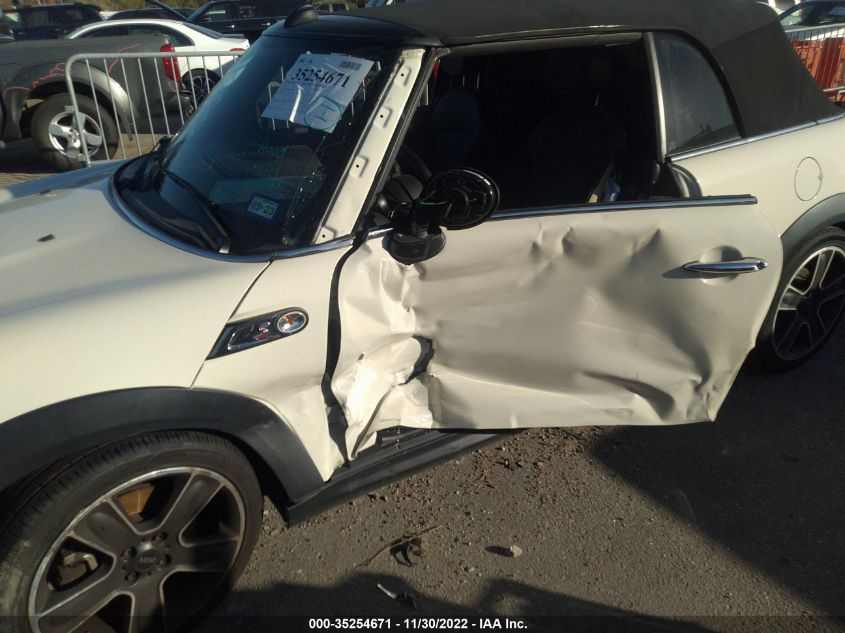 2014 MINI COOPER CONVERTIBLE S WMWZP3C54ET706581