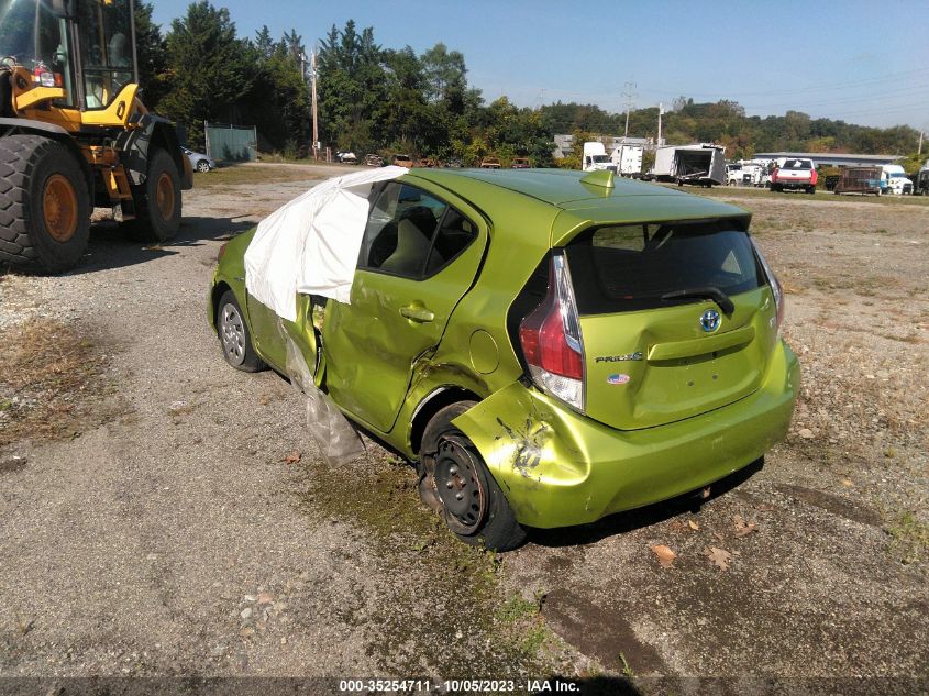 2016 TOYOTA PRIUS C ONE/TWO/THREE/FOUR - JTDKDTB39G1123306