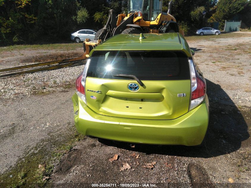 2016 TOYOTA PRIUS C ONE/TWO/THREE/FOUR - JTDKDTB39G1123306