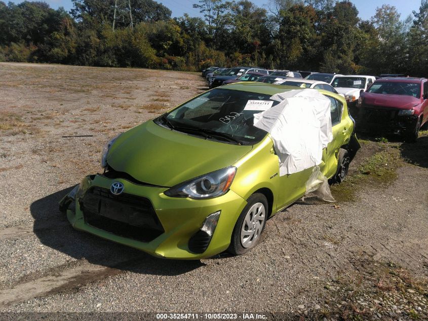 2016 TOYOTA PRIUS C ONE/TWO/THREE/FOUR - JTDKDTB39G1123306
