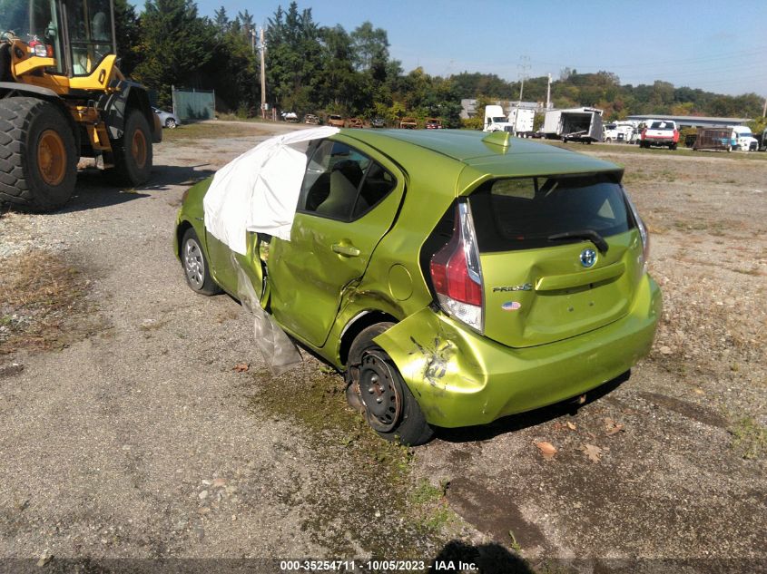 2016 TOYOTA PRIUS C ONE/TWO/THREE/FOUR - JTDKDTB39G1123306