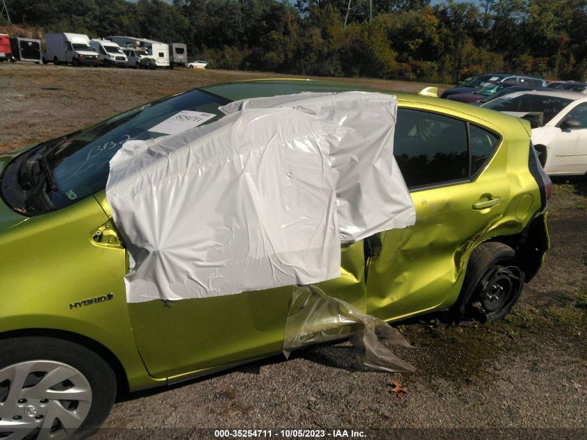 2016 TOYOTA PRIUS C ONE/TWO/THREE/FOUR - JTDKDTB39G1123306