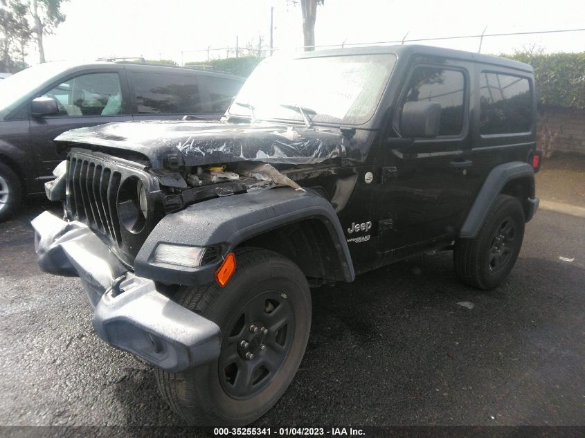 2018 JEEP WRANGLER SPORT 1C4GJXAG7JW161556