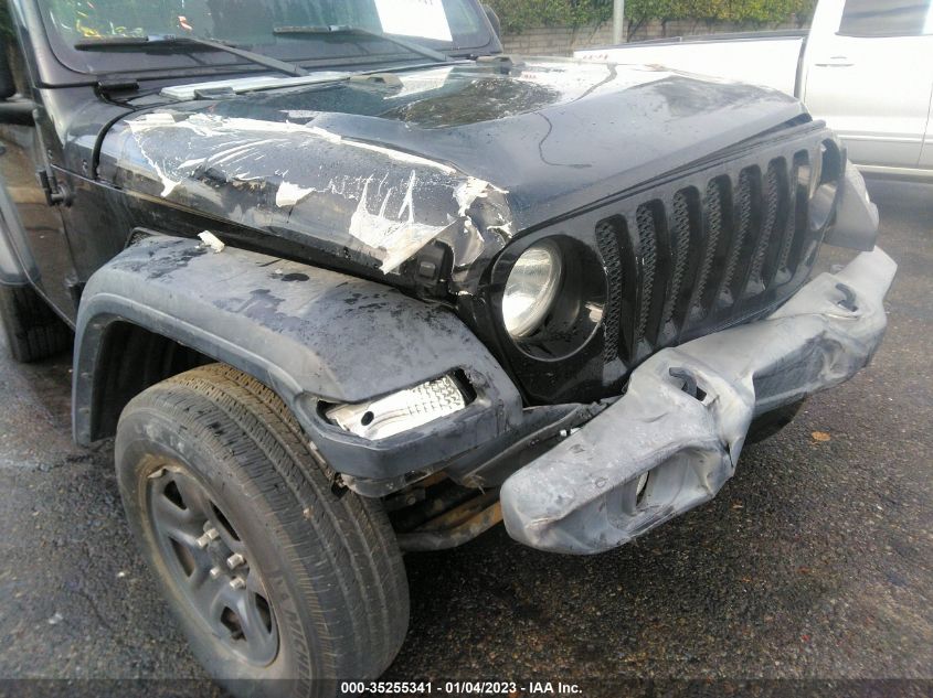 2018 JEEP WRANGLER SPORT 1C4GJXAG7JW161556