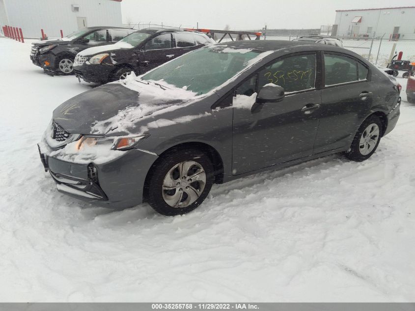 2013 HONDA CIVIC SDN LX 19XFB2F56DE058372
