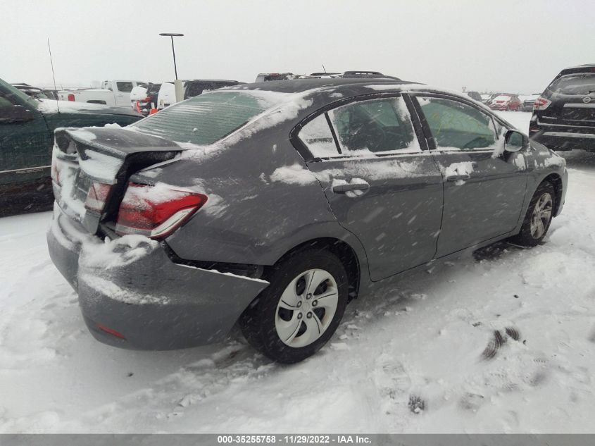 2013 HONDA CIVIC SDN LX 19XFB2F56DE058372