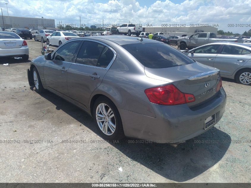 2013 INFINITI G37 SEDAN JOURNEY JN1CV6AP5DM725902
