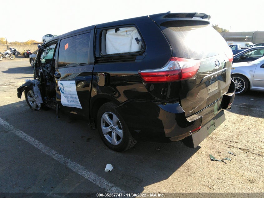 VIN 5TDZZ3DC2LS076680 2020 TOYOTA SIENNA L