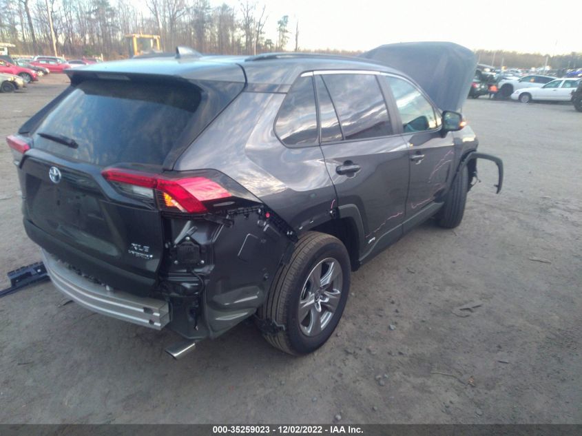 VIN 2T3RWRFV6NW133376 2022 TOYOTA RAV4 no.4