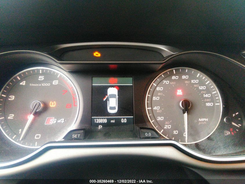 2014 AUDI S4 PRESTIGE WAUKGAFL9EA020287