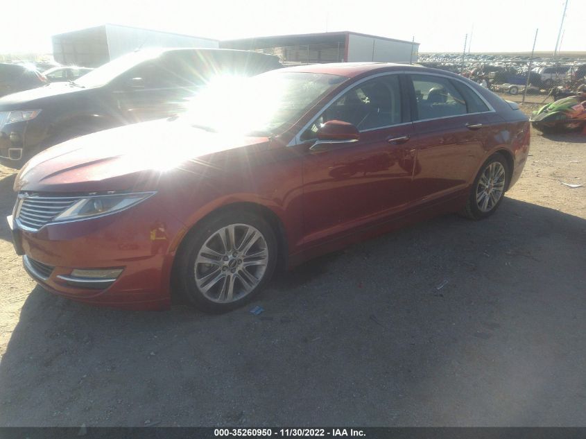 VIN 3LN6L2GK9ER831861 2014 LINCOLN MKZ no.2