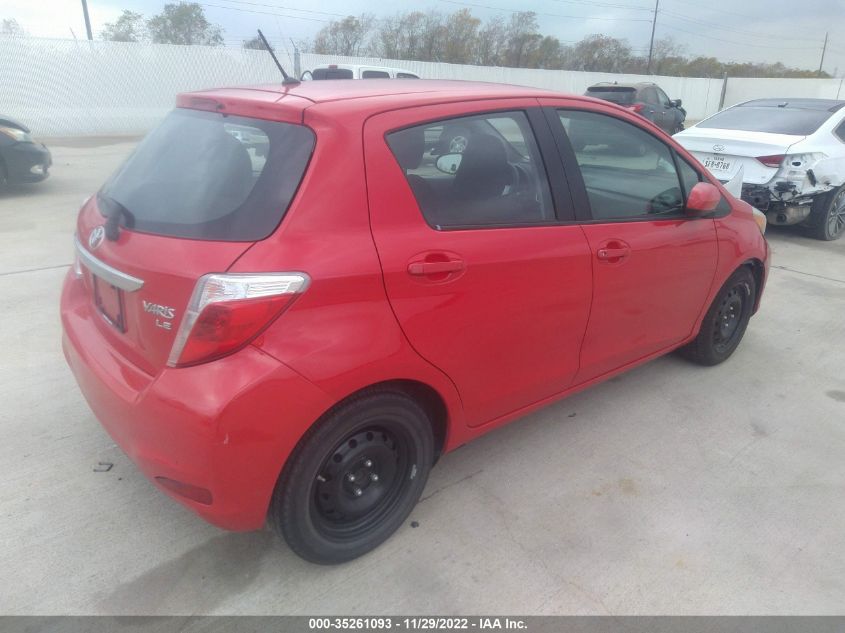 2014 TOYOTA YARIS L/LE VNKKTUD36EA005403