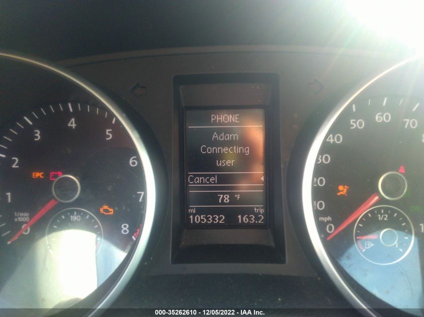 2013 VOLKSWAGEN GOLF W/CONV - WVWDB7AJ5DW128989