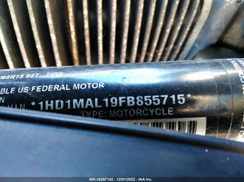 2015 HARLEY-DAVIDSON FLHTCUTG TRI GLIDE ULTRA 1HD1MAL19FB855715