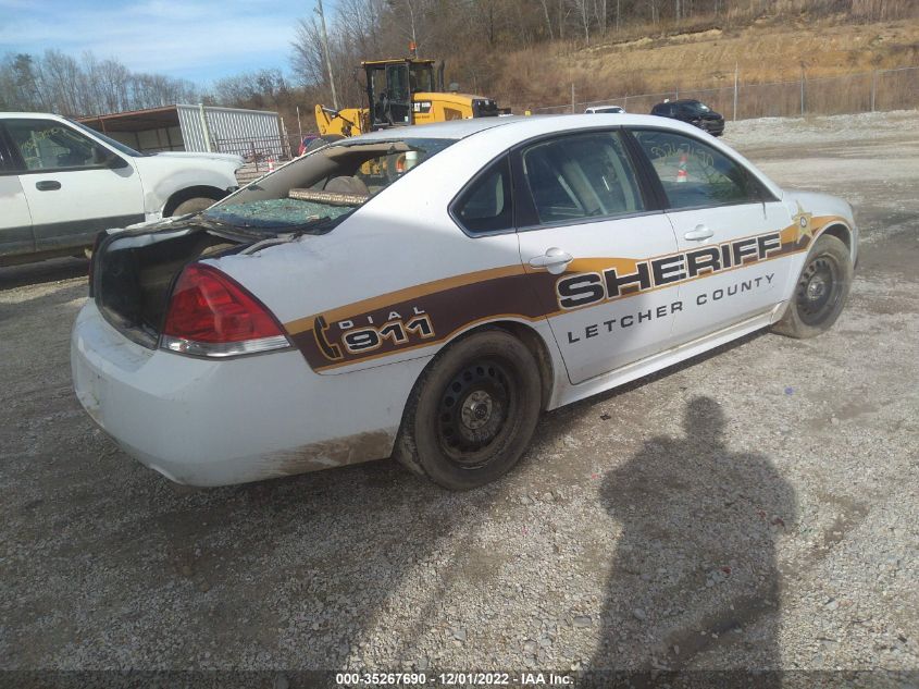 2014 CHEVROLET IMPALA LIMITED POLICE POLICE 2G1WD5E32E1105299