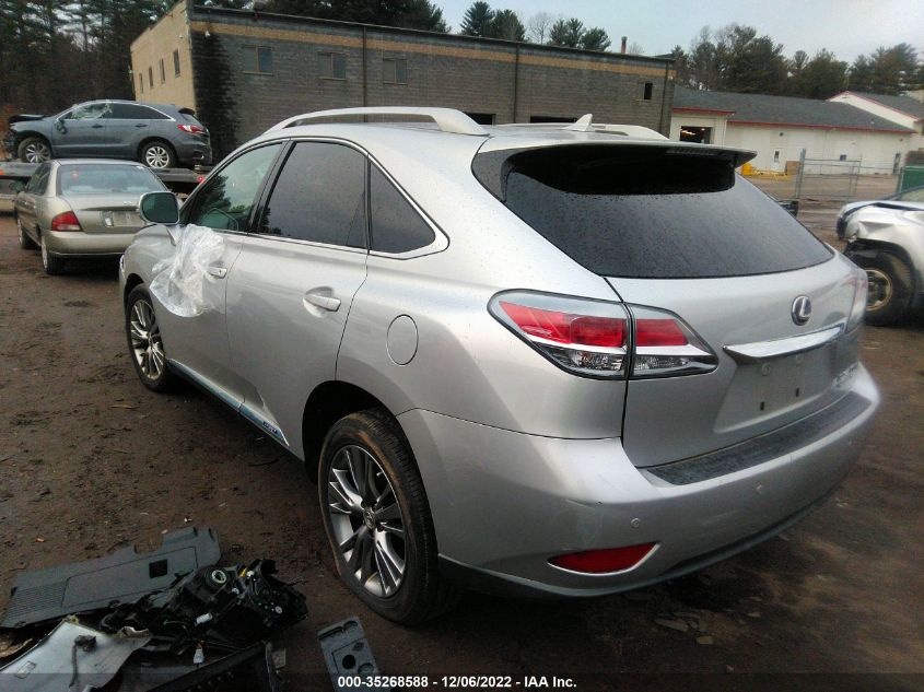 2013 LEXUS RX 450H JTJBC1BA4D2053125